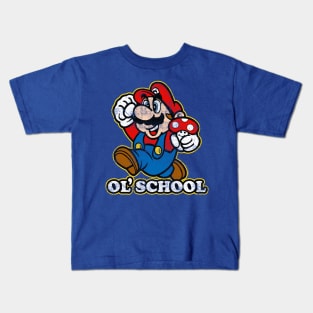 OL' SCHOOL GAMER Kids T-Shirt